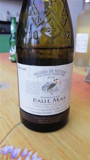Languedoc in Roussillon Pays d'Oc Domaine S Paul Mas Vignes de Nicole 2024