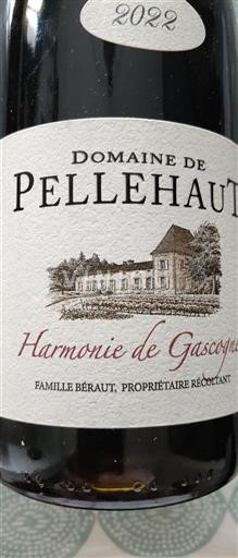 Sydvestfrankrig Côtes de Gascogne Domaine Pellehaut Harmonie de Gascogne 2022