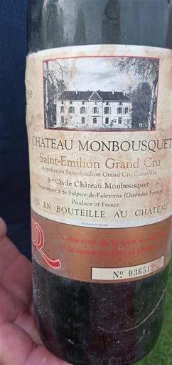 Bordeaux Saint-Émilion Grand Cru Grand Cru Château Monbousquet Ei vuosikertaa