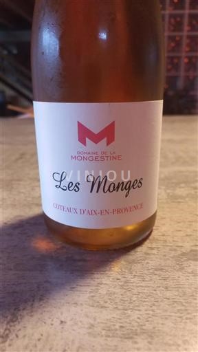Provence Coteaux d'Aix-en-Provence Domaine La Mongestine Les Monges 2018