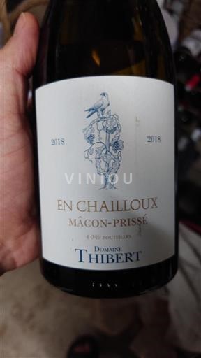 Bourgogne Mâcon et mâcon-villages Domaine Thibert En Chailloux 2018