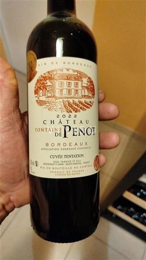 Bordeaux Château Fontaine de Penot Tentation 2022