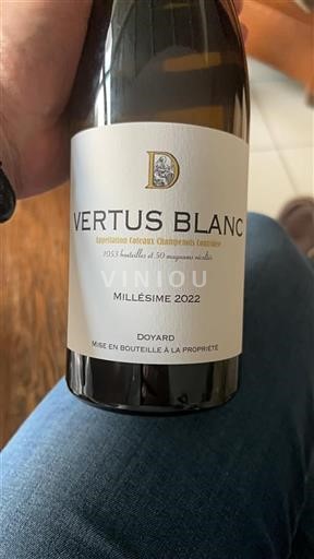 Champagne Coteaux Champenois Doyard Vertus Blanc 2022