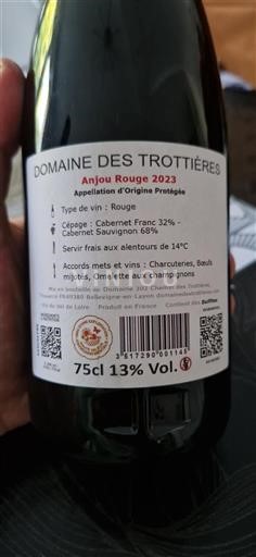 Loiredalen Anjou Domaine Des Trottières 2023