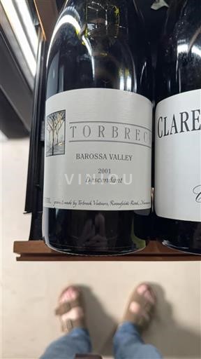 Južna Avstralija Barossa Valley Torbreck Descendant 2001