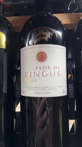 Kastilia ja León Ribera del Duero Dominio de Pingus Flor de Pingus 2001