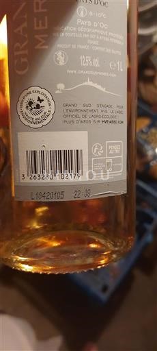 Vin Rosé sec Grand Sud 2020 France Languedoc et Roussillon Pays d'oc