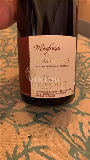 Beaujolais Vignoble Charmet Magfraise 2019