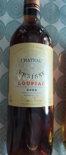 Bordeaux Loupiac Château Verisse 2004