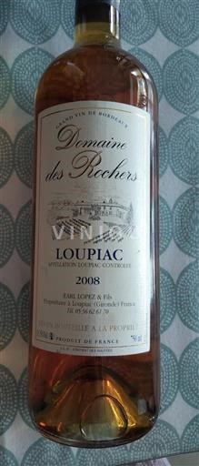 Burdeos Loupiac Domaine Des Rochers 2008