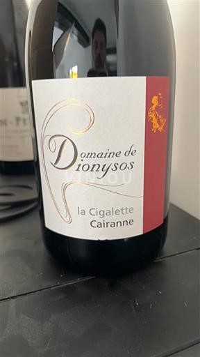 Vallée du Rhône Cairanne Domaine Dionysos la Cigalette Non Millésimé
