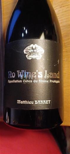 Rhône Valley Côtes-du-Rhône Domaine Coulet No Wine's Land 2019