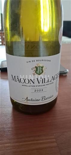 Bourgogne Mâcon et mâcon-villages Antoine Barrier 2023