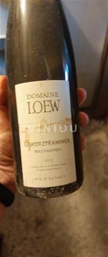 Alsace Grand Cru Domaine Loew Westhoffen 2013