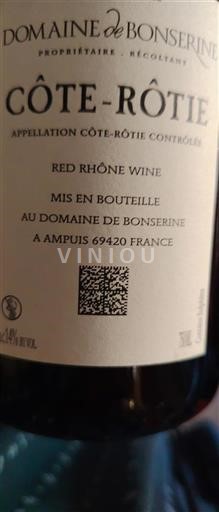 Údolí Rhôny Côte-rôtie Domaine Bonserine 2018