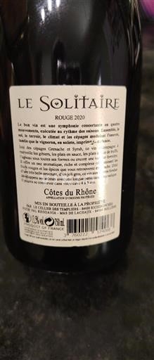 Rhônedalen Côtes du Rhône Val Rhodania Le Solitaire 2020