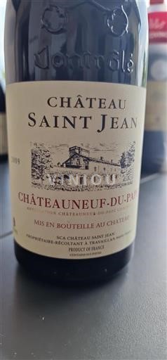 Údolí Rhôny Châteauneuf-du-Pape Château Saint Jean 2009