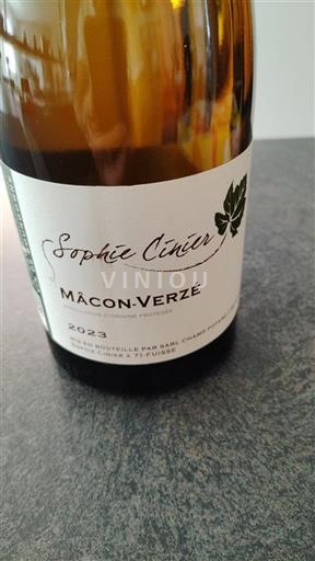 Borgogna Mâcon e Mâcon-Villages Sophie Cinier 2023