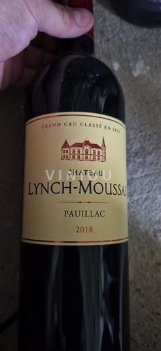 Bordeaux Pauillac Grand Cru Château Lynch-Moussas 2018