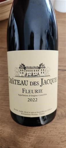 Beaujolais Fleurie Château Des Jacques 2022