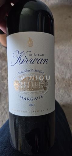 Bordeaux Margaux Grand Cru Château Kirwan 2021