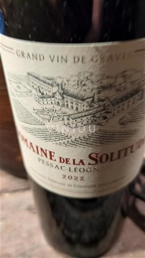Bordeaux Pessac-Léognan Domaine de la Solitude 2022