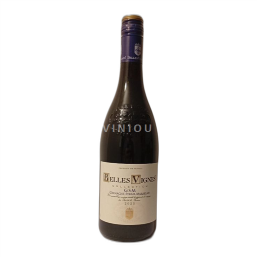 Vin Rouge sec Collection GSM Belles Vignes 2023 France Languedoc