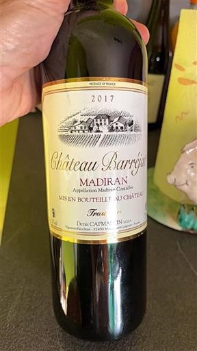 South West Madiran Château Barréjat Tradition 2017