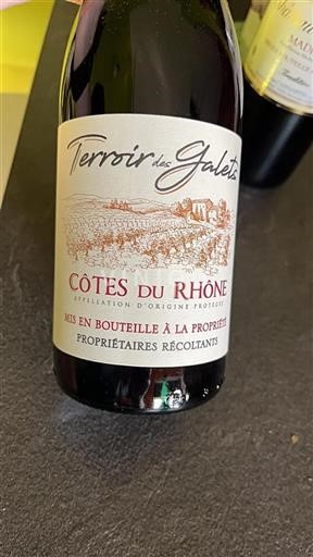Valle del Ródano Côtes del Ródano Terroir des Galets 2022