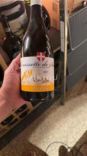 Vin Blanc sec Altesse René Julien 2021 France Savoie et Bugey Roussette-de-savoie