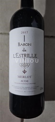 Languedoc et Roussillon Aude Baron de l'Estrille 2017