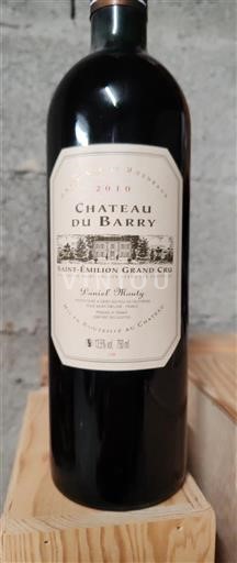 Bordeaux Saint-Émilion Grand Cru Grand Cru Château Barry 2010