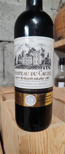 Bordeaux Saint-Émilion Grand Cru Grand Cru Château Cauze 2008