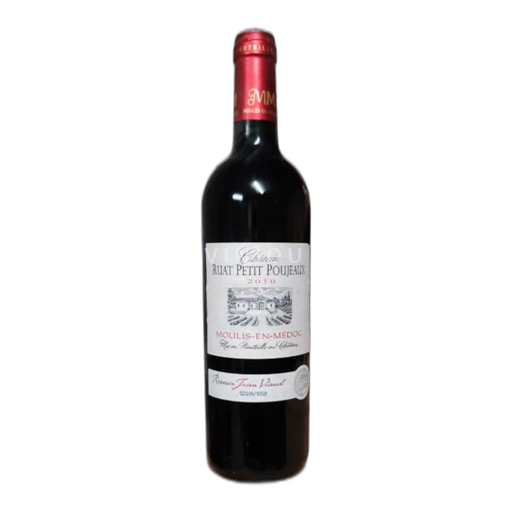 Bordeaux Moulis-en-Médoc Château Ruat Petit Poujeaux Réserve Jean Vinaud 2010