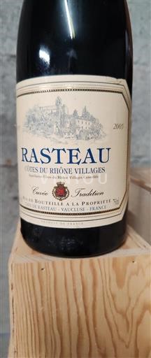 Vallée du Rhône Rasteau Cave de Rasteau Tradition 2005