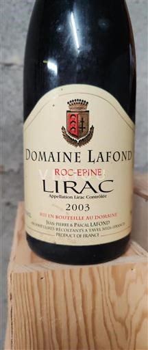 Rhône Valley Lirac Domaine Lafond Roc-Épine 2003