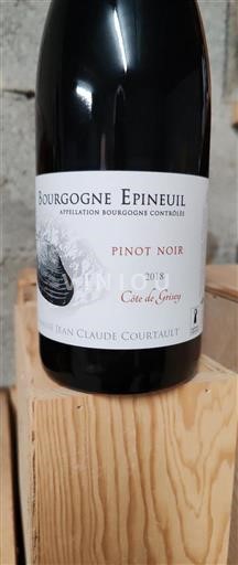 Borgogna Bourgogne Epineuil Domaine Jean Claude Courtault Côte de Grisey 2018