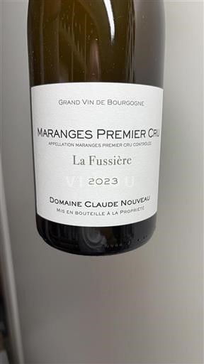 Borgogna Maranges Premier Cru Domaine Claude Nouveau La Fussière 2023