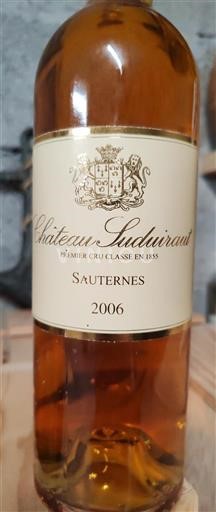 Bordeaux Sauternes Premier Cru Château Suduiraut 2006