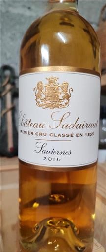 Bordeaux Sauternes Premier Cru Château Suduiraut 2016