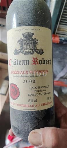 Bordeaux Bordeaux superiore Château Robert 2000