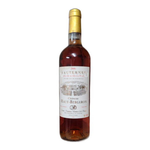 Bordeaux Sauternes Château Haut-Bergeron 2006