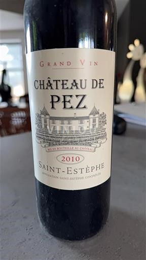 Burdeos Saint-Estèphe Château de Pez 2010