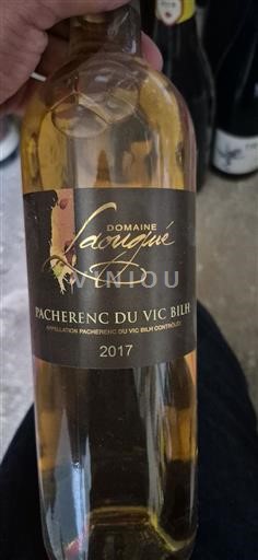 Lounais-Ranska Pacherenc-du-vic-bilh Domaine Lavoqué 2017