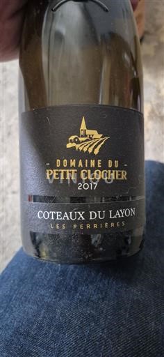 Vallée de la Loire Coteaux-du-layon Domaine Petit clocher Les Perrières 2017