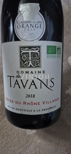 Rhônevallei Côtes-du-rhône-villages Domaine Des Tavans 2018