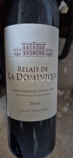 Bordeaux Saint-Émilion Grand Cru Grand Cru Château La Dominique Relais de La Dominique 2016