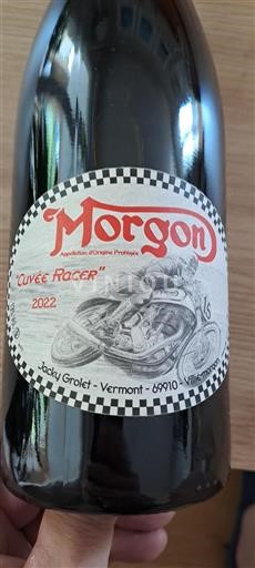 Beaujolais Morgon Jacky Grolet Racer 2022
