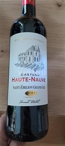 Bordeaux Saint-Émilion Grand Cru Château Haute-Nauve 2021