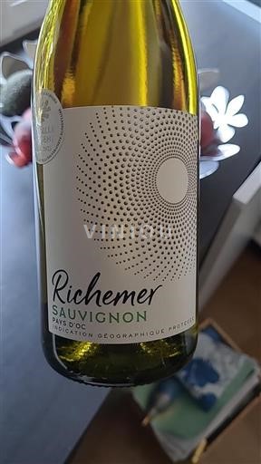 Languedoc og Roussillon Pays d'Oc Richemer Sauvignon Ikke årgangsbestemt